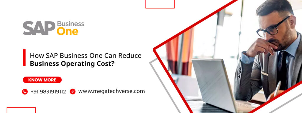 SAP Business One Can Reduce Business Operating Cost